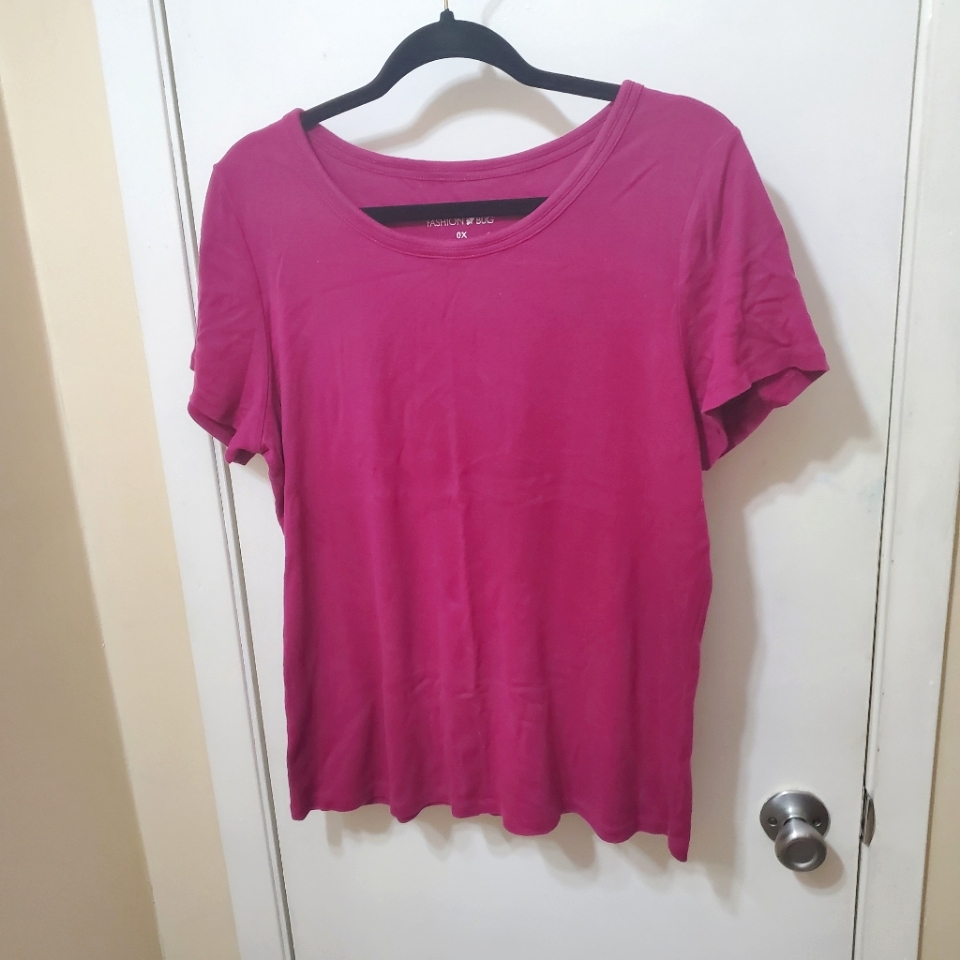 Pink Solid Tee